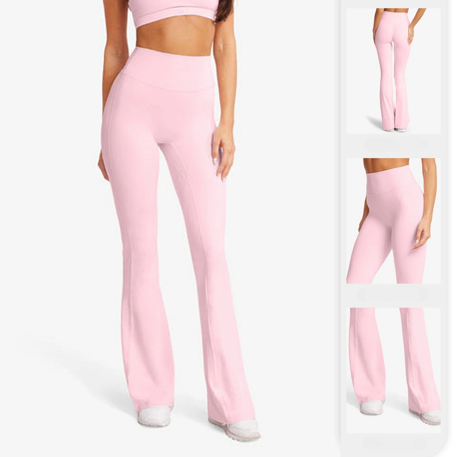 

New Waist Shaping Yoga Micro-flared Pants Outer Wear Running Training Fitness Trousers Women Gym Tights Women Leggins Women