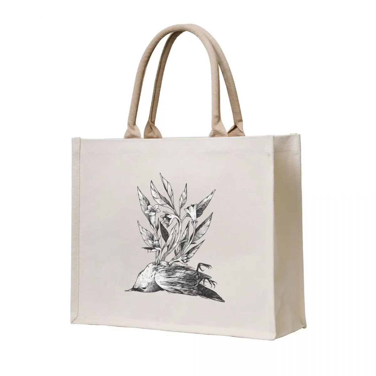 

Belladonna Outgrow bw Tote Bag Gift bag tote bag men tote women Fabric