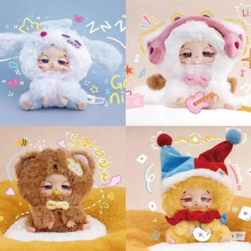 

Baby Three Sleepy Head Good Luck Giveaway Blind Box Series Toy Ornament Милая кукла Рюкзак Подвеска Mystery Box Сюрприз Веселый подарок