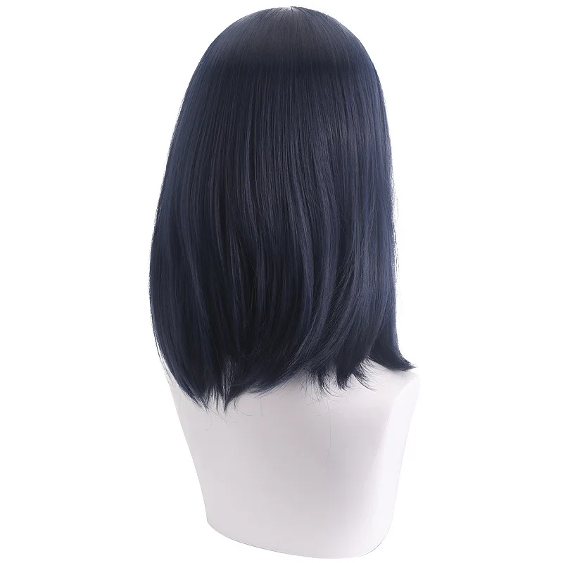 วิกผมคอสเพลย์สังเคราะห์ความยาวปานกลางผมหยักอะนิเมะเครื่องแต่งกายปาร์ตี้เส้นใยทนความร้อนสำหรับหญิง