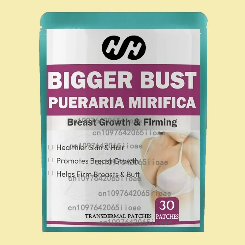 

30 Patches Breast Enhancement Transdermal Patches Enhancer for Fast Growth and Bigger Bust Enlargement