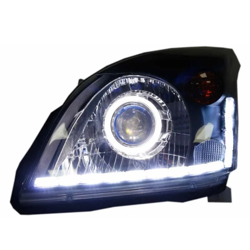 Customized Full LED Headlights For Toyota Prado 2700 Bi-xenon Projector Lens Front Lamps With DRL
