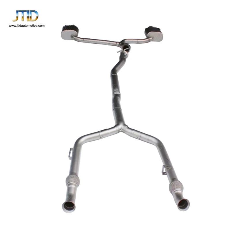 JTLD Factory Direct Sales Catback Front Pipe Exhaust System For Benz C43 E43 AMG 304 Stainless Steel Valvetronic C Class Model