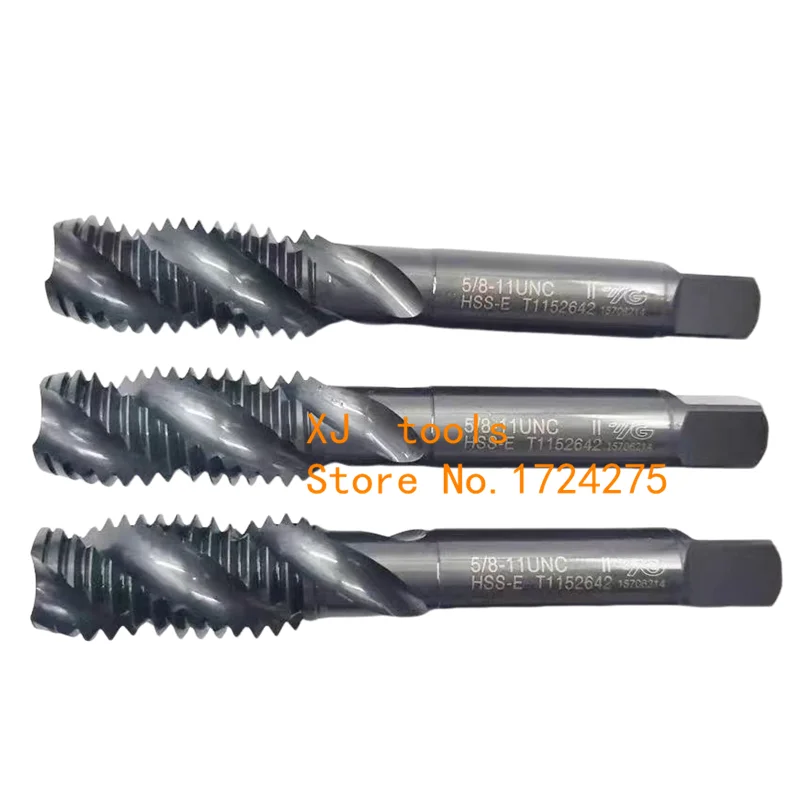 Korea YG-1 T1152 HSSE American INOX Spiral Fluted Tap UNC UNF 8-32/10-24 1/4-20 5/8 1/2 7/16 9/16 3/4 Machine Screw Thread Taps