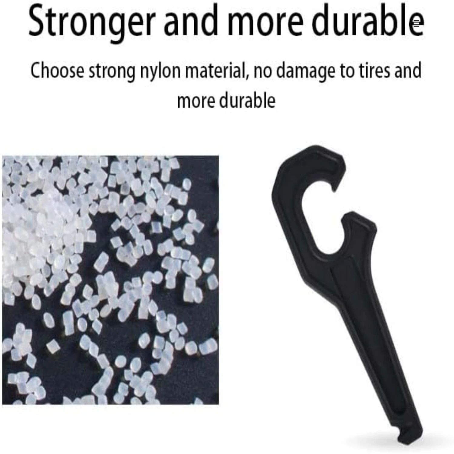 Effortless Changing and Dependable Performance with Reliable, Durable Black High-Hardness Nylon Bicycle Tire Lever Set - Wheel-F