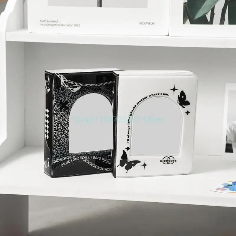 Kpop Photocard Holder Binders Album Small Photo Card Collection Book 3 Inch Mini Kpop Photo Album with 40-Pockets