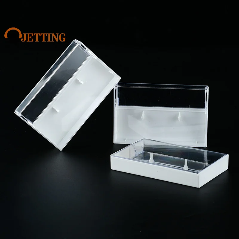 Practical Recording Blank Cassette Case Audio Storage Box Transparent Plastic Packaging Box