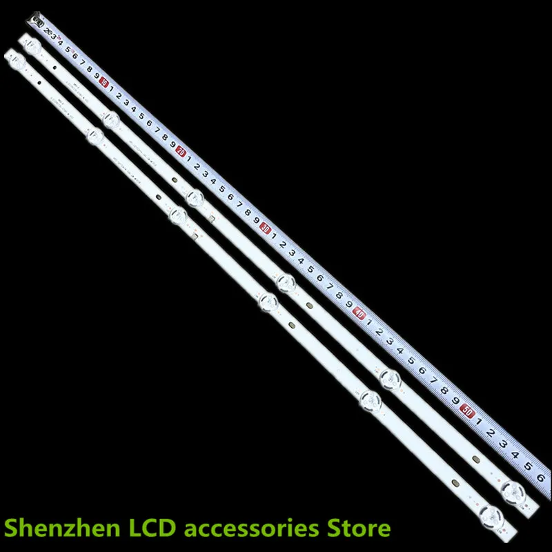 FOR 32inch HRS-SQY32A114-2X6-2W-MCPCB  EX 32HT002B V1T09 6LED 57.5CM 3V 100%NEW  LED backlight strip