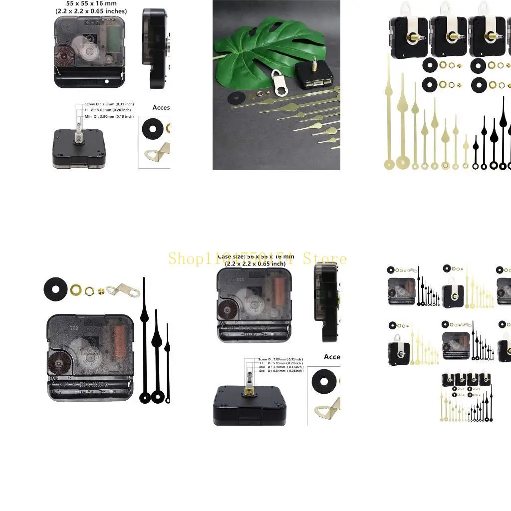 Silents Clock Mechanism Replacement Kits, Battery Operated Clock Movement Parts with Clock Hand DIY Clock Repair Parts Top Sale