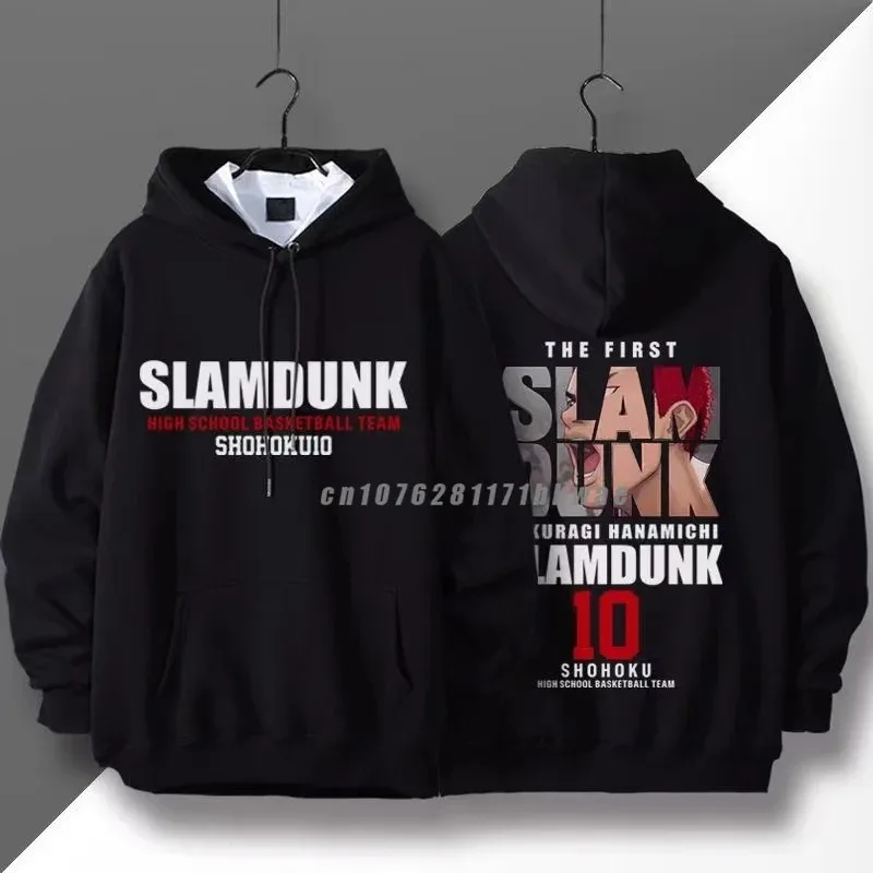 Popular Hallyu Anime Slam Dunk Mens Sports Hoodie Men Women Casual Vintage Sweatshirt Oversize Male Hoodies Men Cool Streetwear