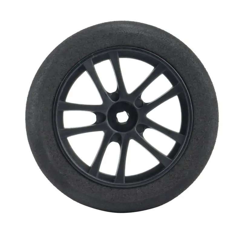 xingxing 4Pcs 65mm Sponge Tires Foam Wheel Tyres Anti-Skid Silent for 1/10 RC On-Road Racing Car TT01 TT02 TA06 D4