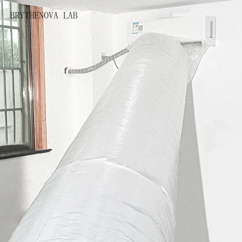 Air Conditioner Air Guide Bag Summer Cooling Transfer Conveyor Belt Conditioner Extended Pipe Blowing Flexible Bag 5m-20m