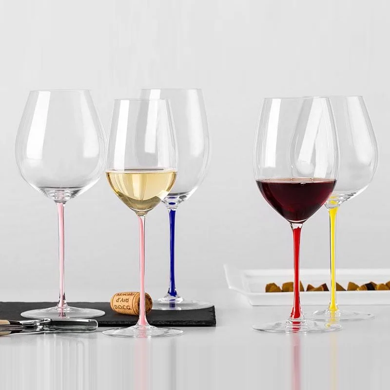 Elegant European Style Crystal Wine Glasses for Home Use Premium Quality Highball Cups Couples Luxury White Wine Glasses