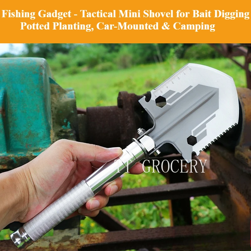 

Outdoor Multi-functional Military Shovel Camping Garden Digging Small Spade Portable Stainless Steel Beach Shovel