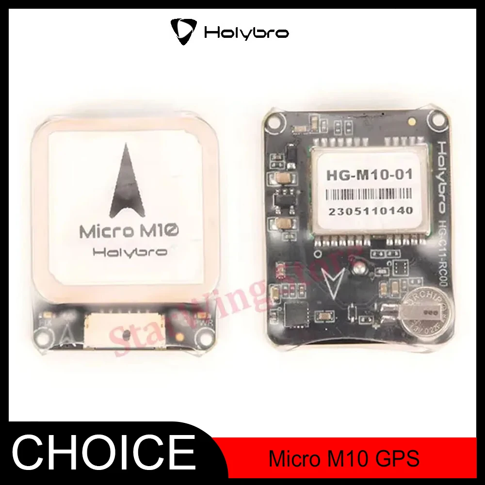 

Holybro Micro M10 GPS – IST8310 Compass, Ceramic Patch Antenna 32×26mm – for RC Airplanes, FPV Freestyle & Long-Range Drones