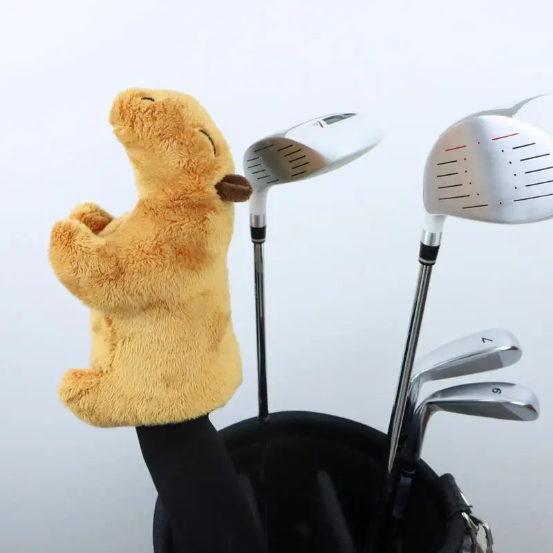 Animal Golf Club Covers Cute Capybara Golf Wood Head Covers Golf Club Headcover For Golfer Lover Golf Accessories For Men Extra