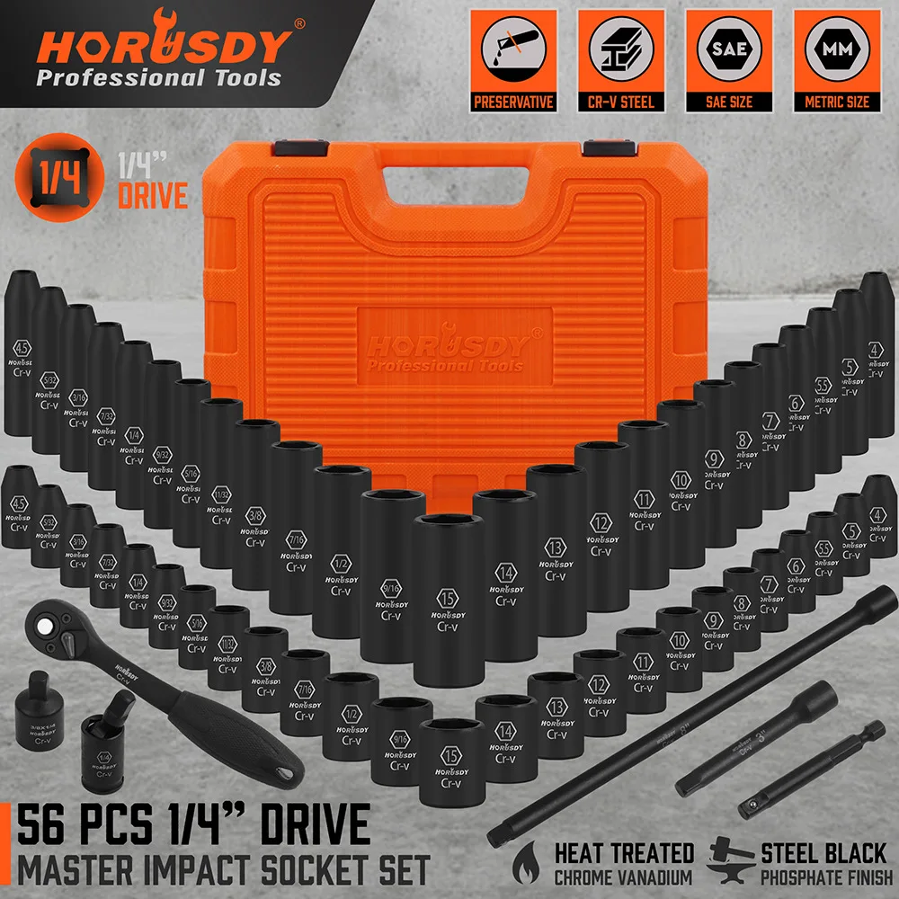 56Pcs 1/4