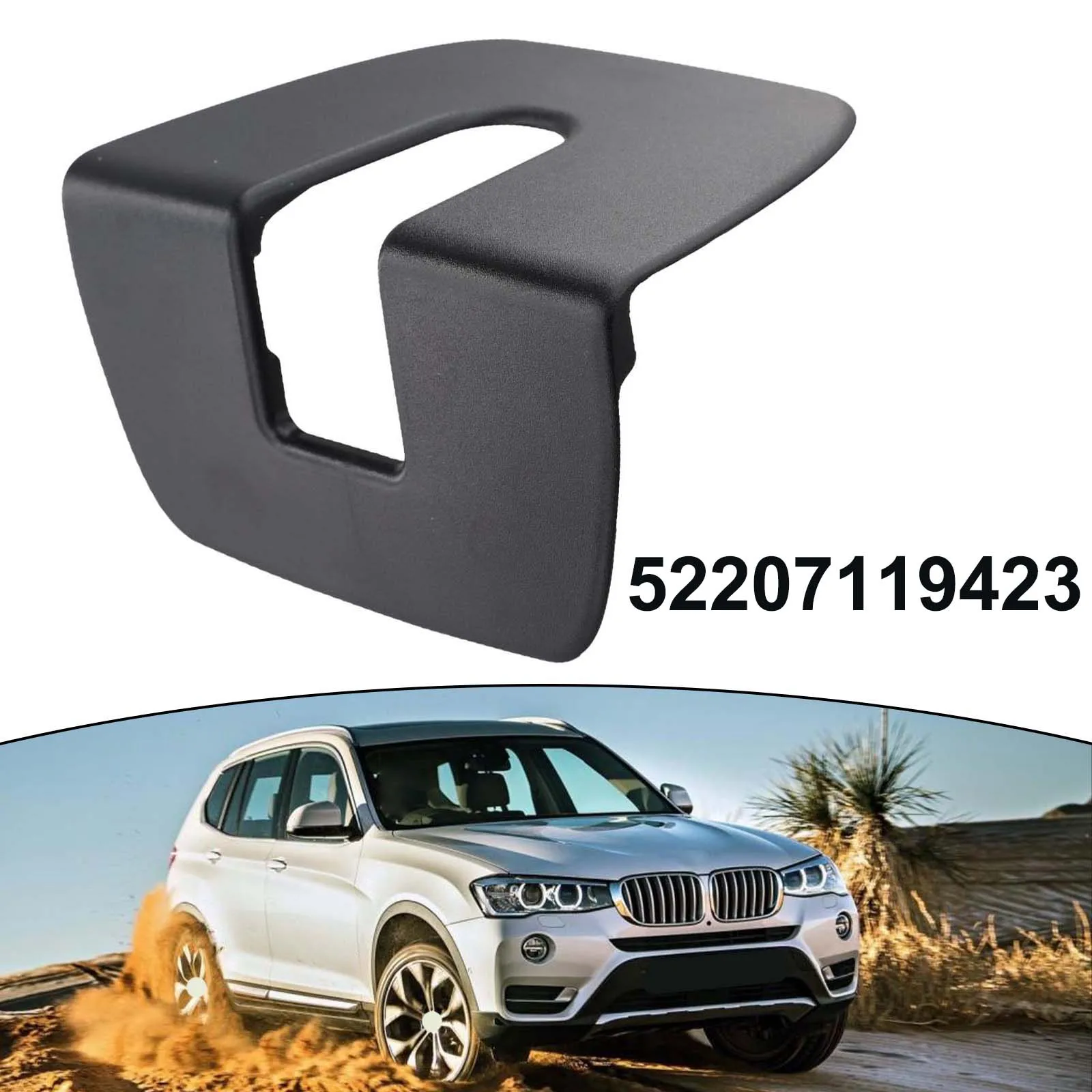Newest Sale 1pcs Rear Lock Panel Cover For BMW For 1 Series For E81OEM 52207119423 Car Accessories Interior Mouldings