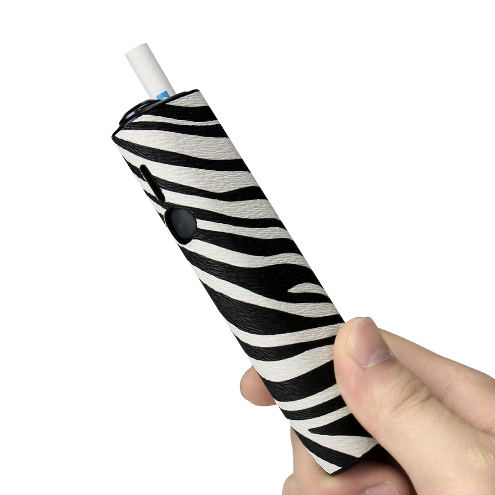 JINXINGCHENG  Zebra Crocodile Leather Case for IQOS ILLUMA ONE Replaceable Smoking Box for ICOS I LUMA ONE Accessories 23 Colors