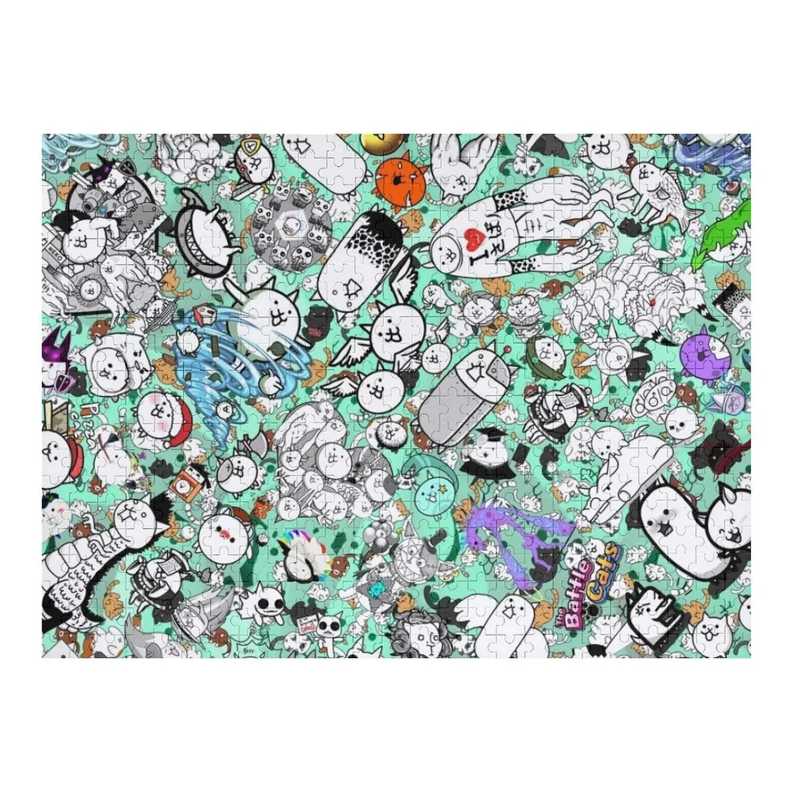

Battle Cats Jigsaw Puzzle Customized Photo Customized Toys For Kids Toys For Children Puzzle