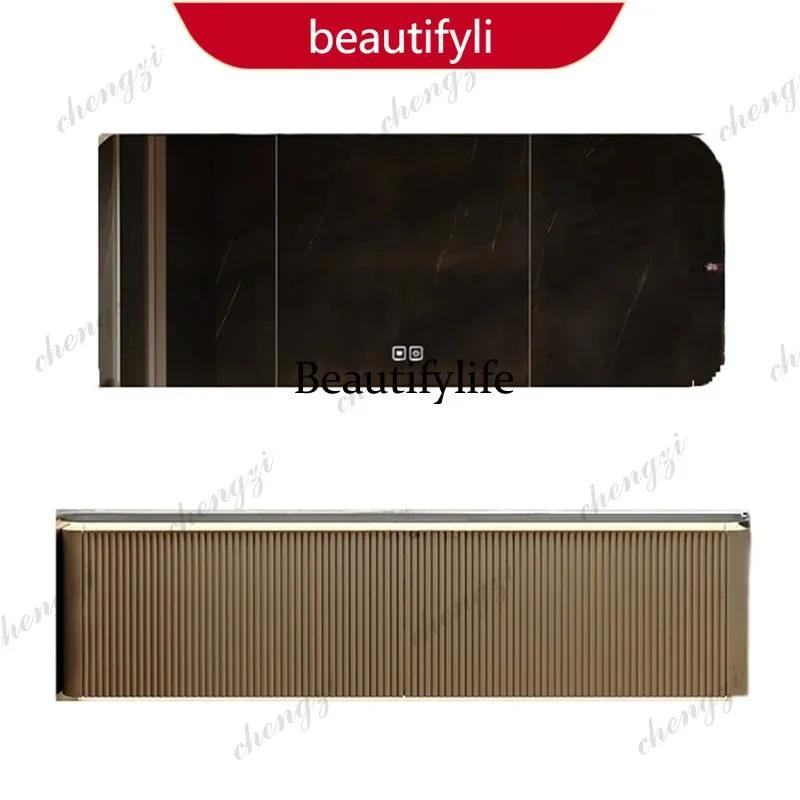 01A Big Organizer Bathroom Cabinet Waterproof Modern Space Saver Mirror Bathroom Cabinet Storage Vanity Bad Schrank Home Furnitu