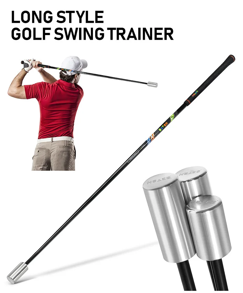 Golf Dual Head Swing Trainer TA029 Golf Practice Tool Multi functional Swing Rod