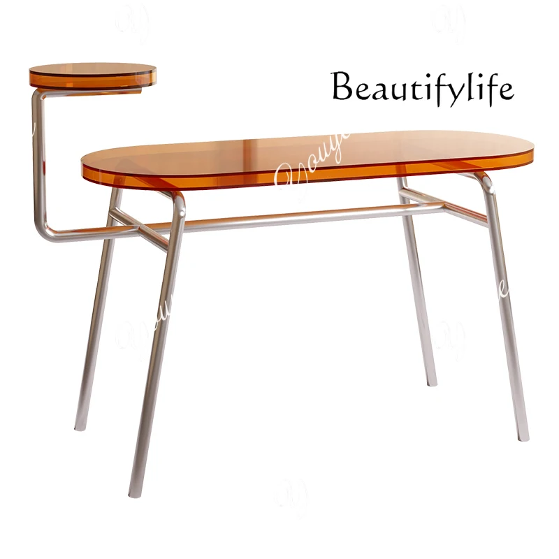 practical Display clothing store Stainless steel Nakajima platform Acrylic display stand Storage table Product placement table