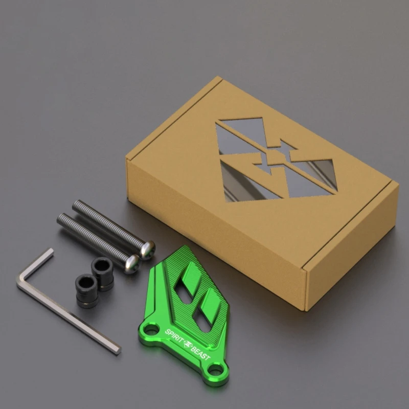 Motorcycle Front Wheel Disc Brake Caliper Cover Mount Disc Caliper Protection Board for Spirit Beast Kawasaki Ninja 400 Z400