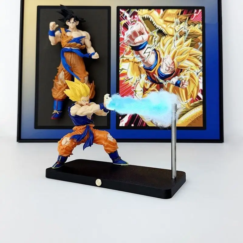 Dragon Ball Son Goku Night Light Anime Touch Kamehameha Magnetic Creative Desk Decoration Cool Model Doll Boys Gifts