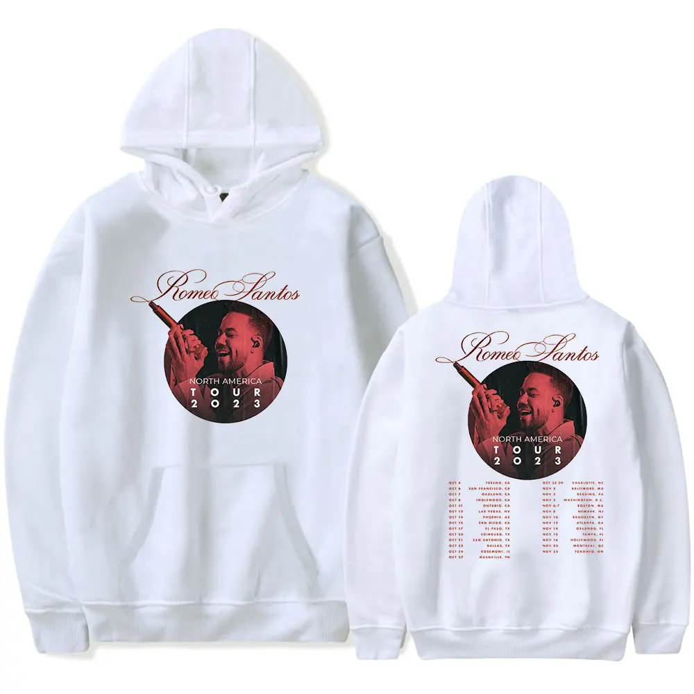 Romeo Santos Tour Merch Hoodies Winter Women Men Fashion Casual Sweatshirts Streetwear