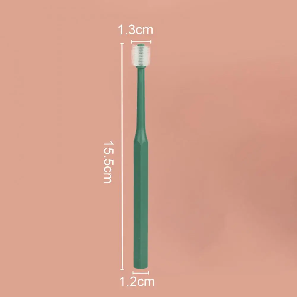 Useful  Pet Toothbrush TPE Teeth Care 360 Degree Pet Toothbrush Fresh Mouth Solid Color Pet Dog Toothbrush for Puppies