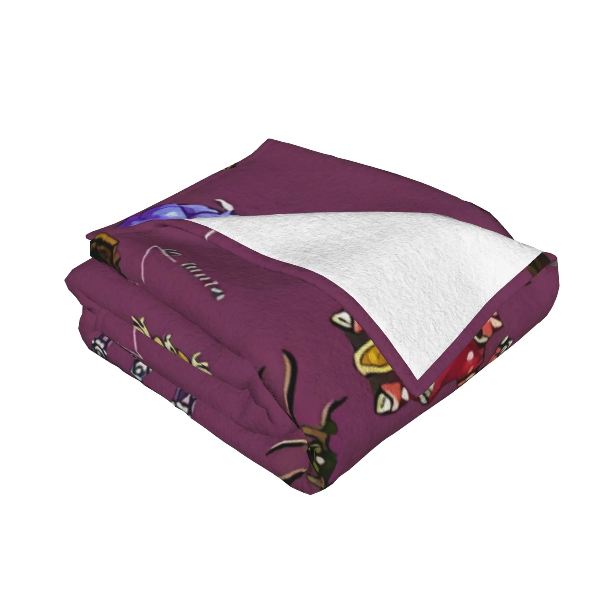 1PC home Cute Room Decor Chrono Trigger Collage Blanket Throw Blanket Chrono Trigger Novelty Warm Blanket All Season
