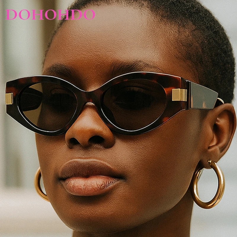 

New Fashion Steampunk Oval Cat Eye's Women Sunglasses Brand Designer Men Sunglasses Outdoor Driving Travel Female Eyewear UV400