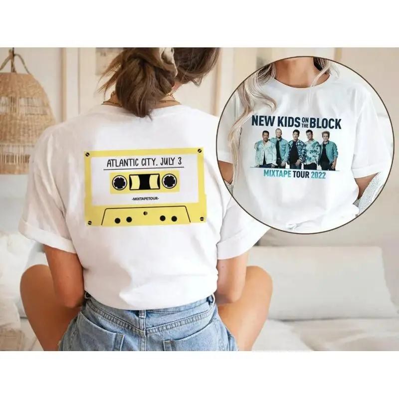 New Kids On The Block T Shirt Father Day Gift Double Sided Hot