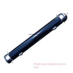 Vacuum tube solar barbecue grill outdoor smokeless portable purple gold coated vacuum tube