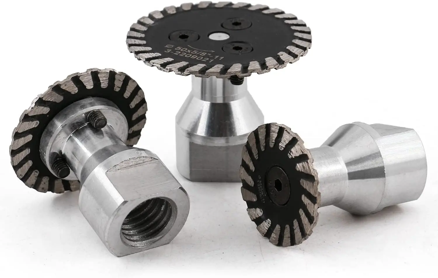 

30/40/50mm Engraving Diamond Saw Blade Thread With Removable Flange Turbo Cutting Disc For Granite Marble Stone Cutting Tool