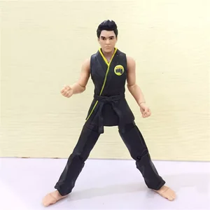 شخصية عمل طفل الكاراتيه ، دمية مشتركة ، بولي كلوريد الفينيل الصلب ، لعبة موديلة جون STD ، مجموعة كرتون ، 15 سم أفضل 6 مبيعات تدريب الكاراتيه دمية - No5