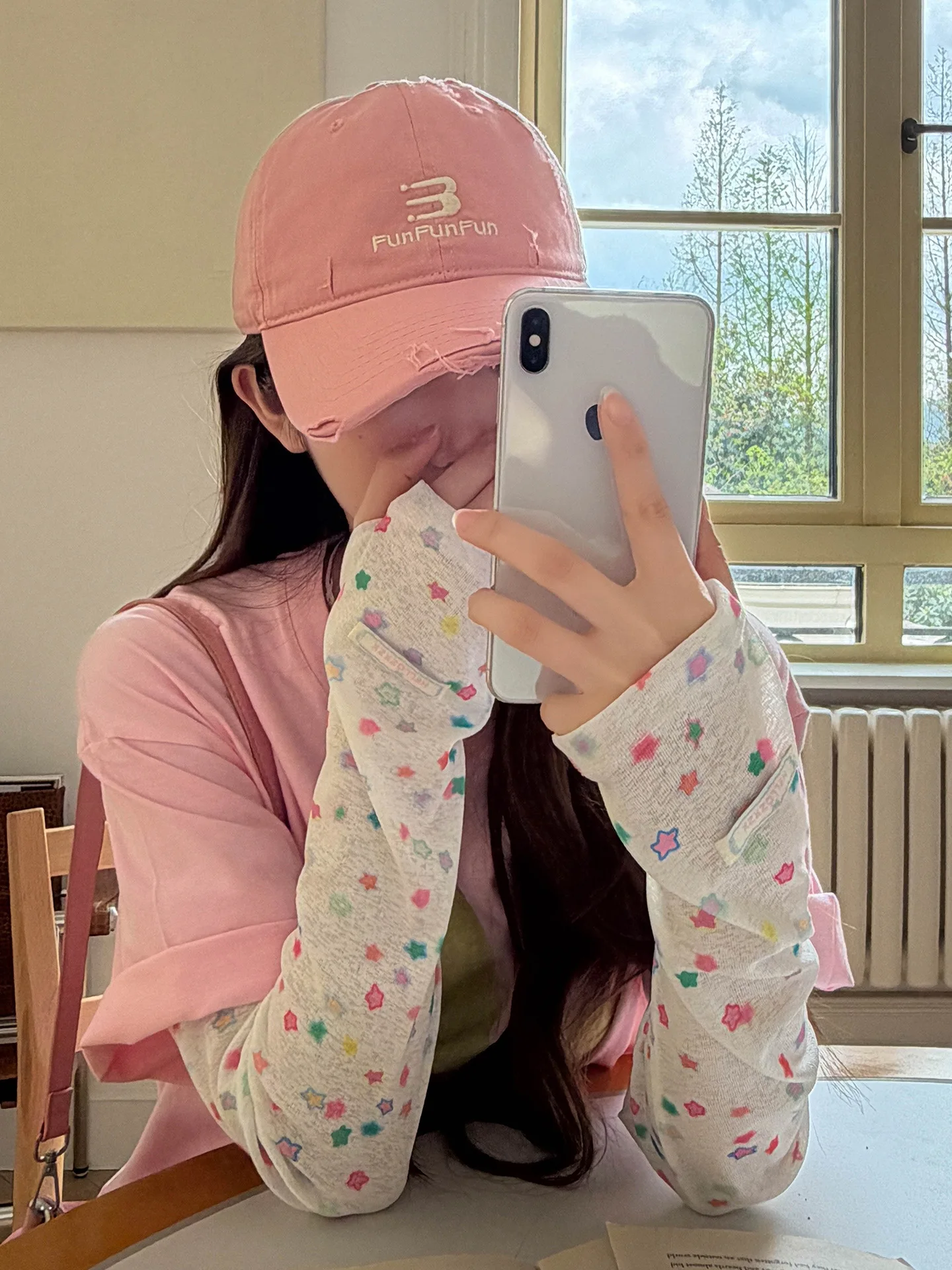 Niedliche bunte Stern-Armstulpen für Damen, atmungsaktiv, UV-Schutz, gepunktet, für Sommer, Fahren, Radfahren, Freizeitkleidung, Kawaii-Ärmel – Detail 7