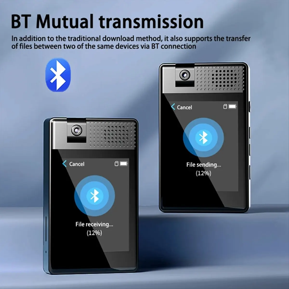【BUY NOW】Bluetooth 5.3 MP3 Student Music Player Built-in Speaker Mp5 2.8-Inch Touch Screen HIFI Walkman with FM/E-Book/Pedometer - view 2
