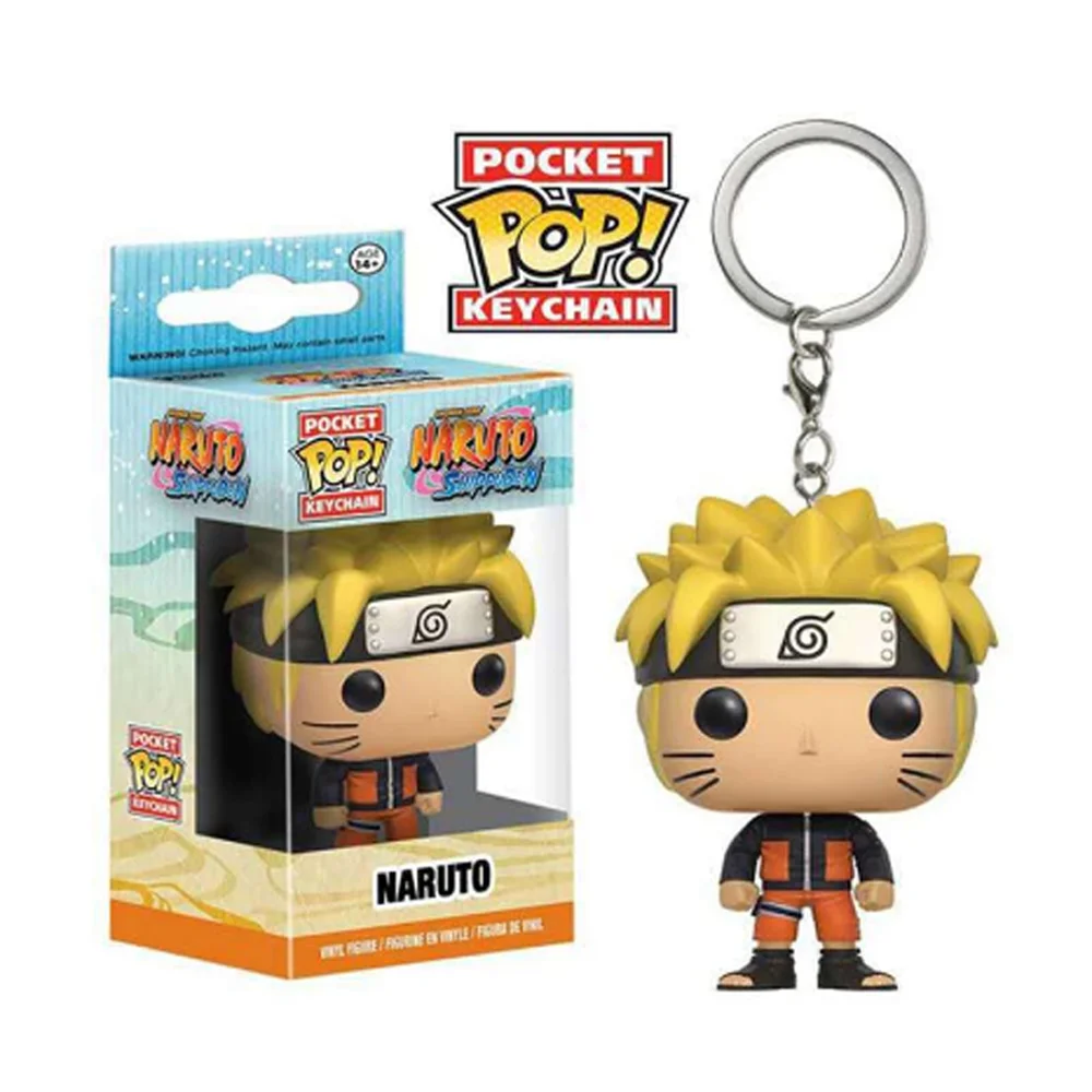 Funko Pocket Pop японское аниме Наруто шесть дорожек фигурка модель брелок игрушка