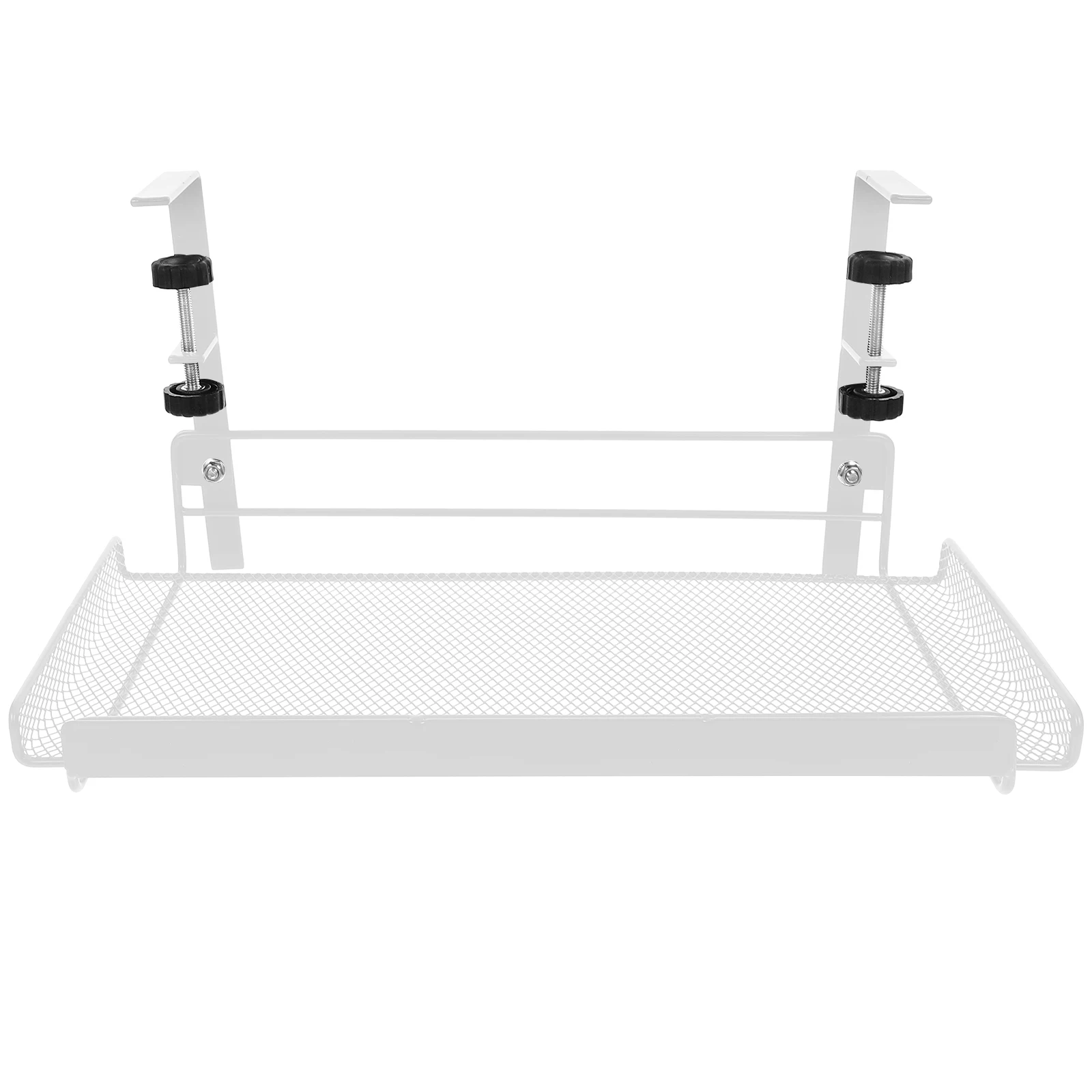 

Регулируемый проволочный органайзер под столом для офиса, общежития, держатель для документов, многофункциональная металлическая корзина для хранения под полкой