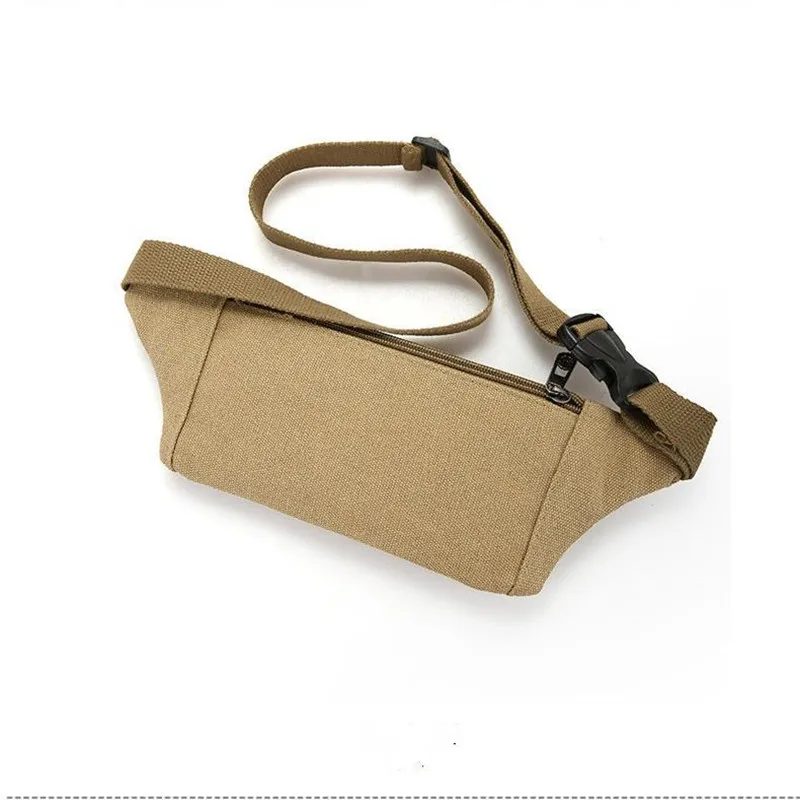 Thickened canvas Waist Bags Belt Bag Chest Phone Pouch Bum Bag Casual Crossbody Wallet Belt Shoulder Travel Sport Purse Pocket