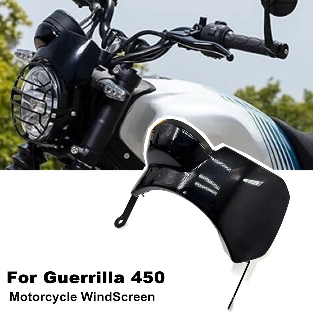 

New For Guerrilla 450 Guerrilla450 2024 2025 Motorcycle Windshield Windscreen Air Deflector Sunshade