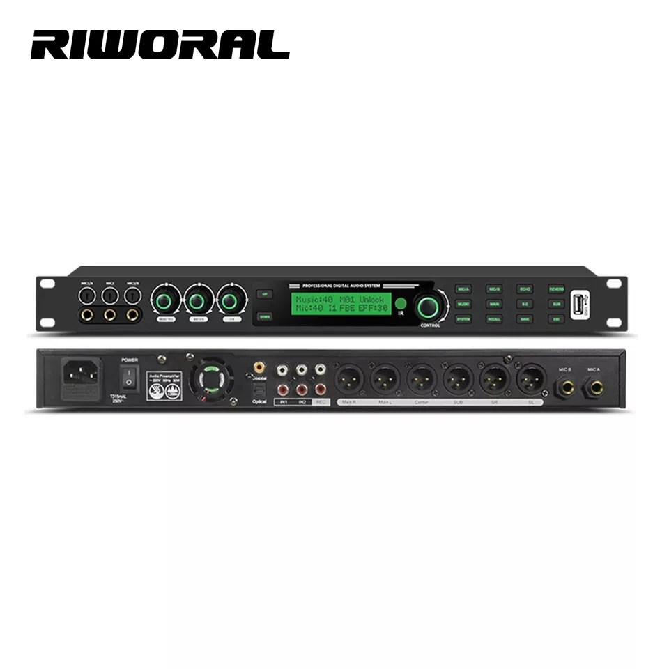 

KX-600 Wholesale 3 Inut 6 Output DSP Digital Audio Processor for Professional Stage Sound Equipment