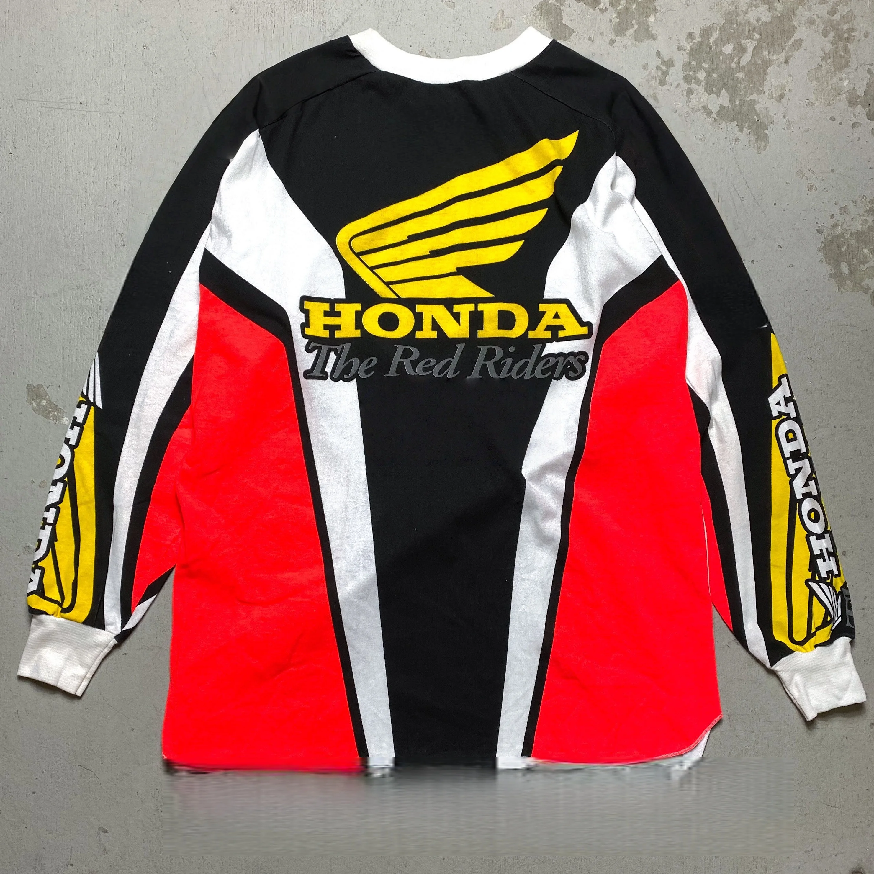 

Быстросохнущая футболка с длинными рукавами и 3D-печатью Motociclista Biker Deportiva, быстросохнущая футболка для верховой езды Honda для мужчин и женщин, весна