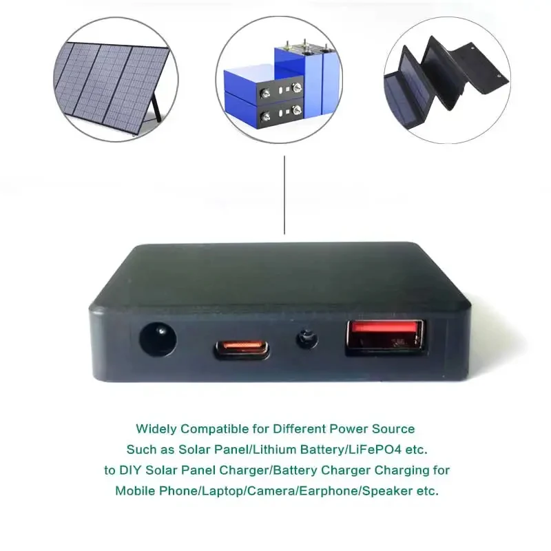 Gaiaray MPPT جهاز التحكم بالطاقة الشمسية، مثبت الجهد الكهربي، USB-C - Image 4