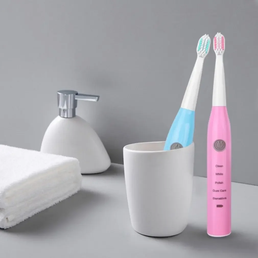 Rechargeable Sonic Electric Toothbrush - 5 Speeds, Waterproof