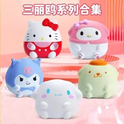 Sanrio Relief PVC Toy Anime Hello Kitty Kuromi Cinnamoroll Slow Rebound Stress Relief Small Action Figure Children's Gifts