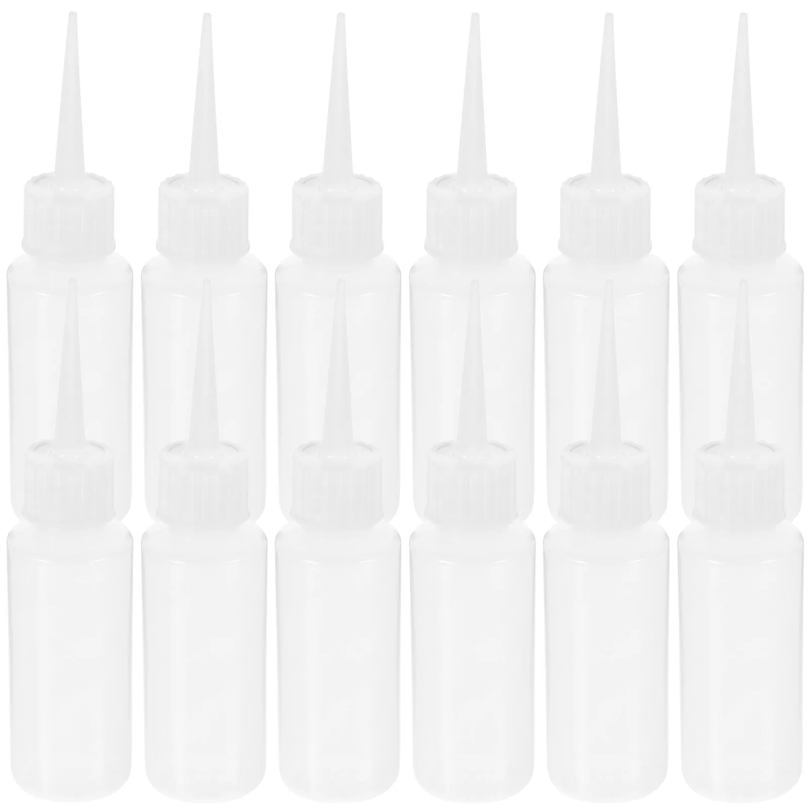 

20Pcs Plastic Squeeze Bottles 50ml Refillable Glue Dispenser for Craft DIY Painting Glue Applicator Bottles Dropper Bottle