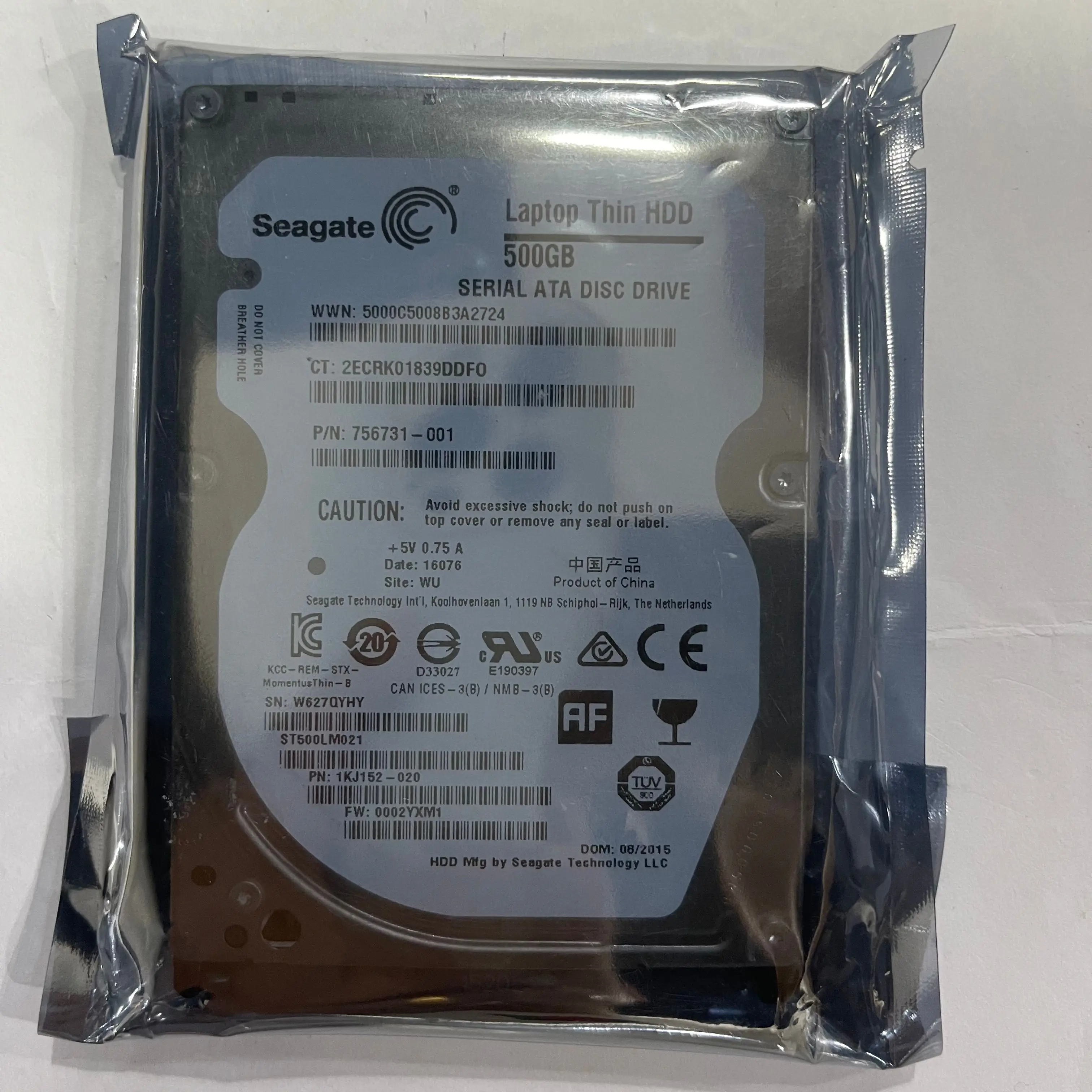 For Seagate ST500LM021 2.5in. SATA 500GB SATA 6Gb/s Thin Internal Hard Drive